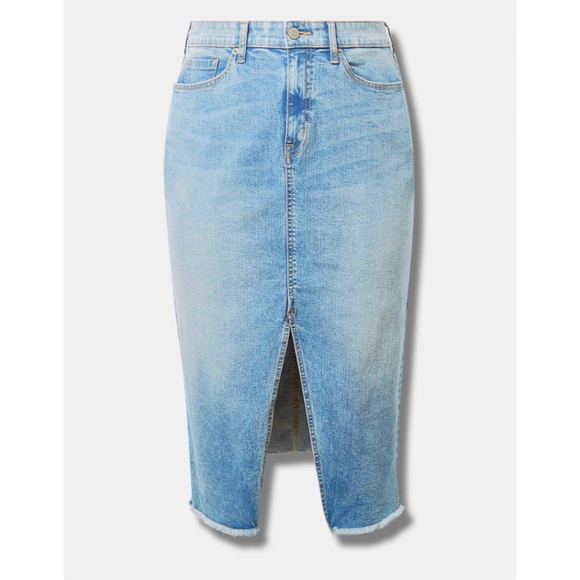 Torrid Denim Front Slit Skirt NWT - Picture 6 of 6
